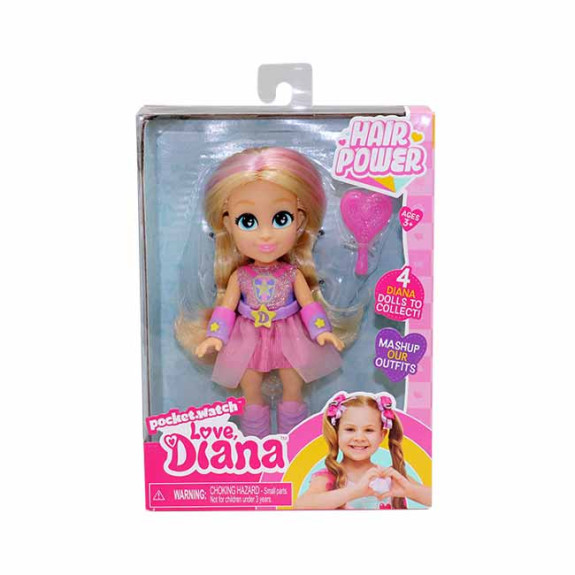 LOVE DIANA DOLL HAIRPOWER S3 6IN